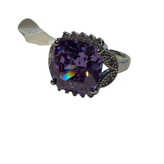 Ring Statement By Clothes Mentor In Silver, Size:7