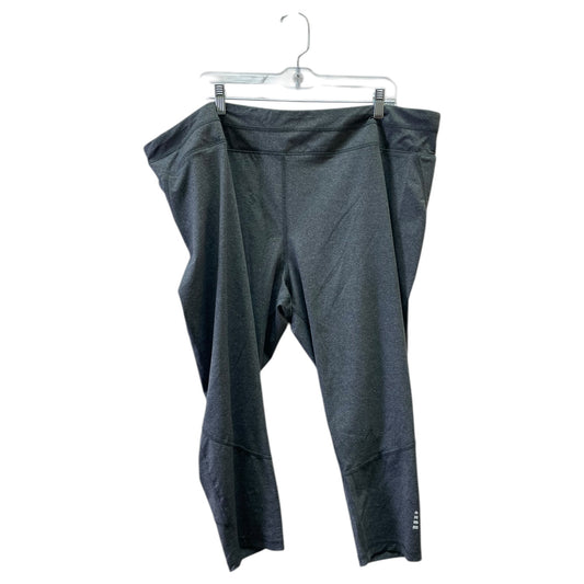 Athletic Capris By Lands End In Grey, Size:3X