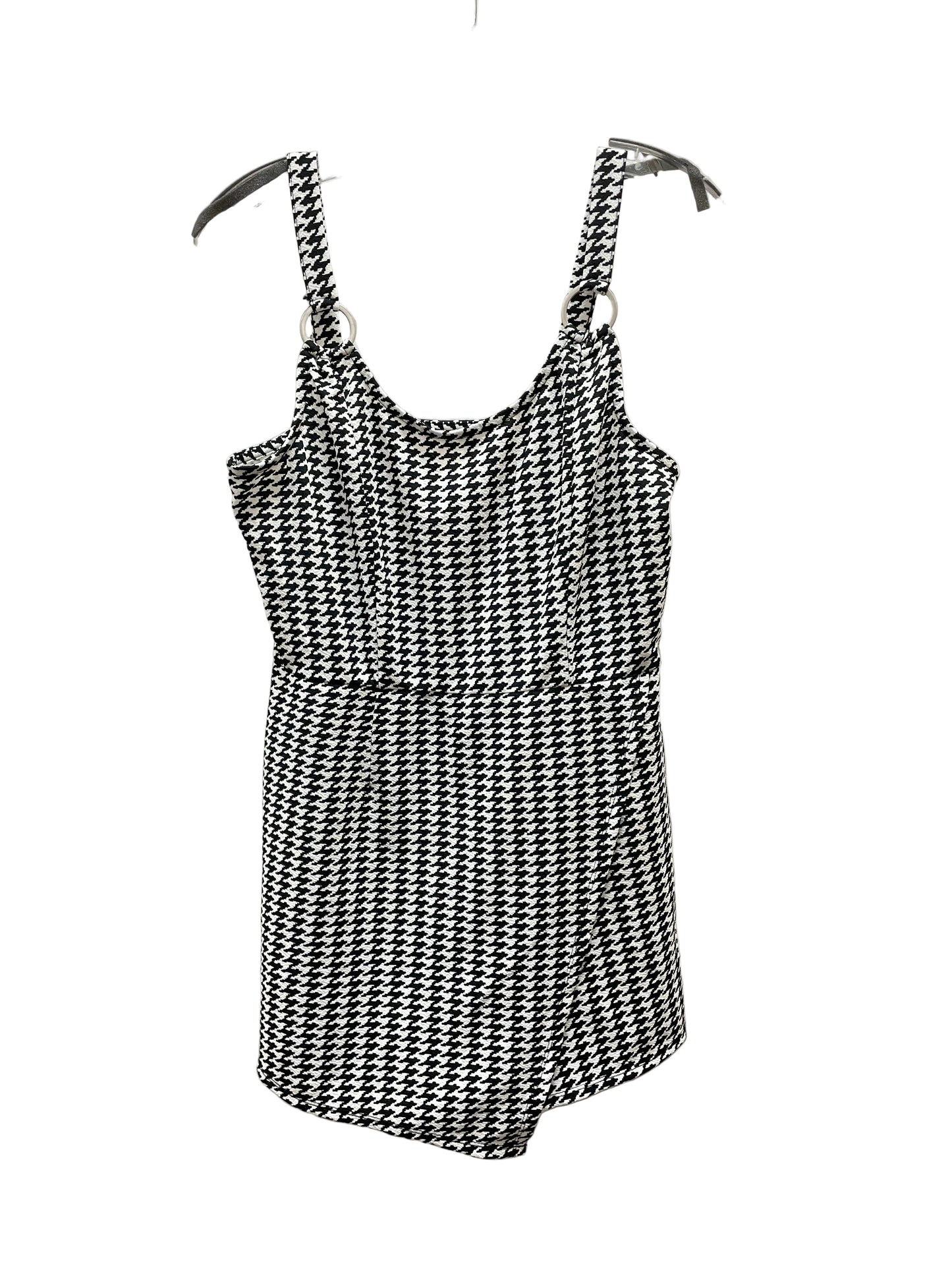 Romper By No Boundaries In Black & White, Size:L