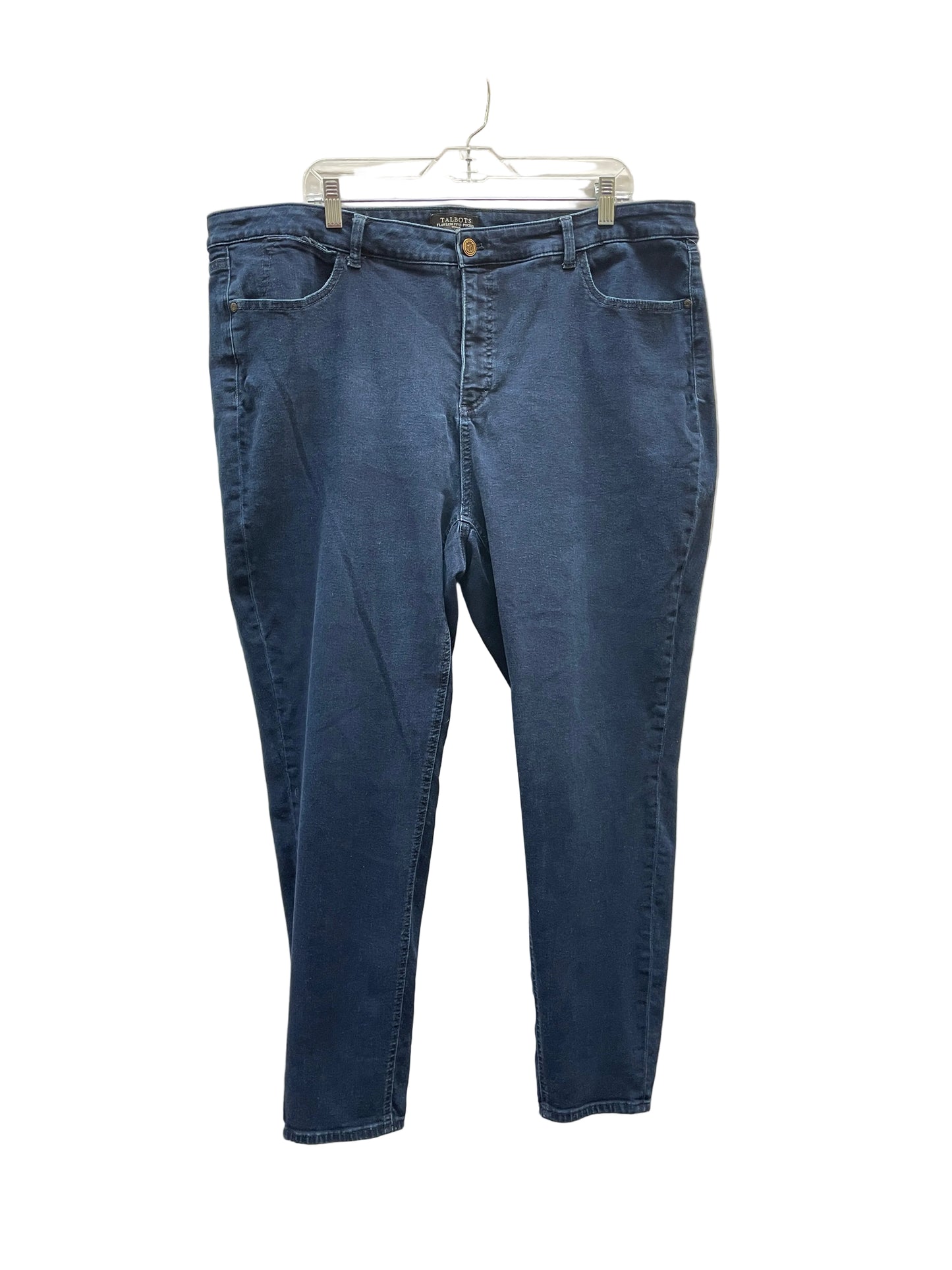 Jeans Jeggings By Talbots In Blue Denim, Size:22