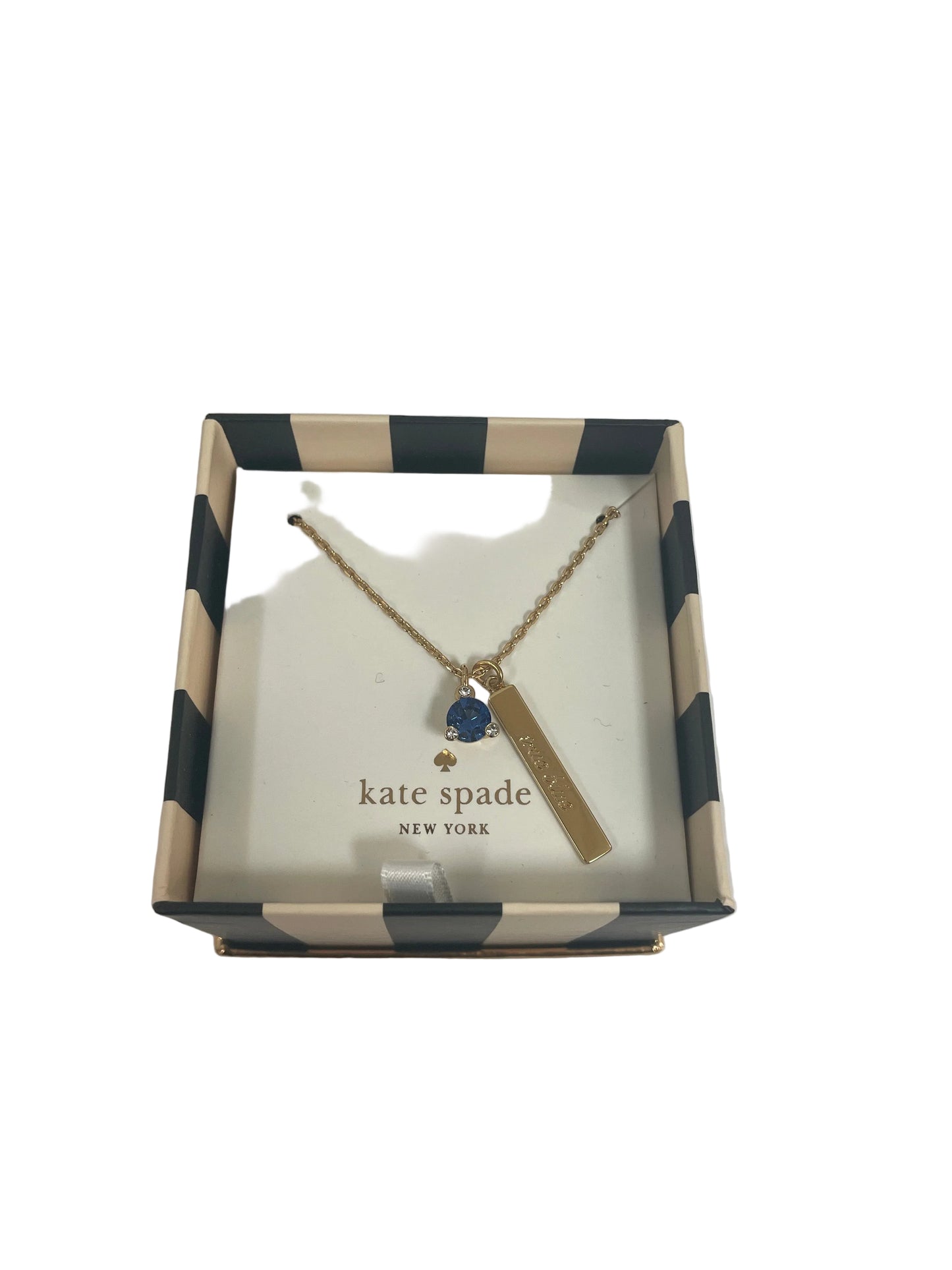 Necklace Designer By Kate Spade In Gold
