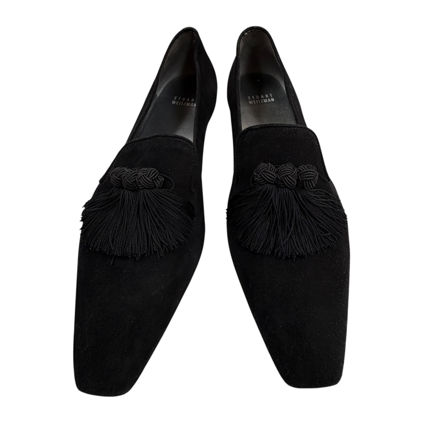 Shoes Designer By Stuart Weitzman In Black, Size:9