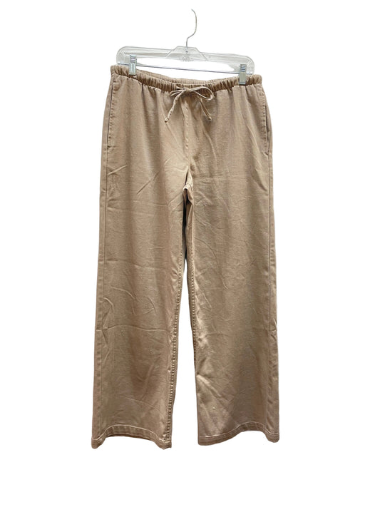 Jeans Wide Leg By Vanilla Star In Tan Denim, Size:M