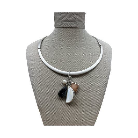 NECKLACE CHOKER & COLLAR by WHITE HOUSE BLACK MARKET In SILVER