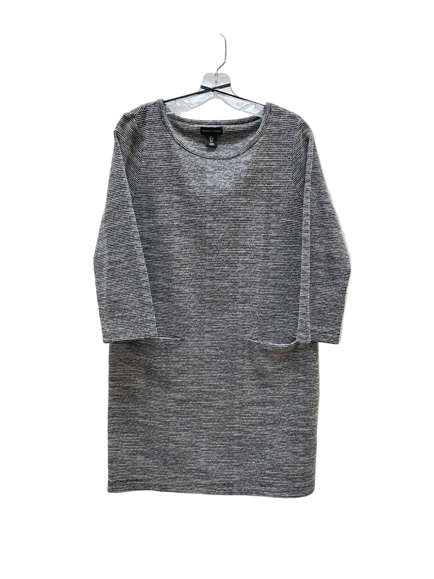 Dress Work By Adrienne Vittadini In Black & White, Size:L