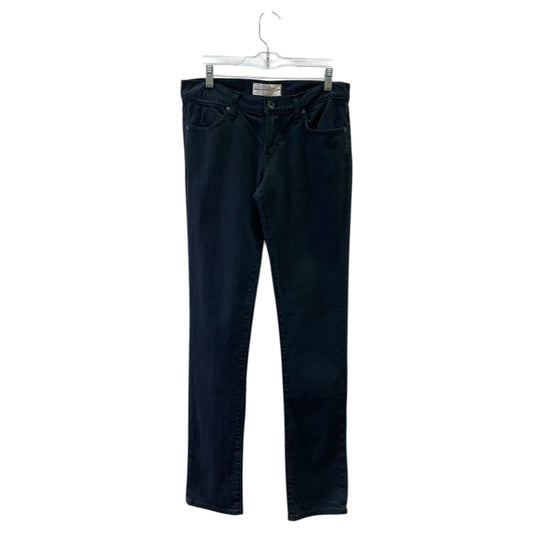 Jeans Straight By Paper Denim Cloth In Blue Denim, Size:4