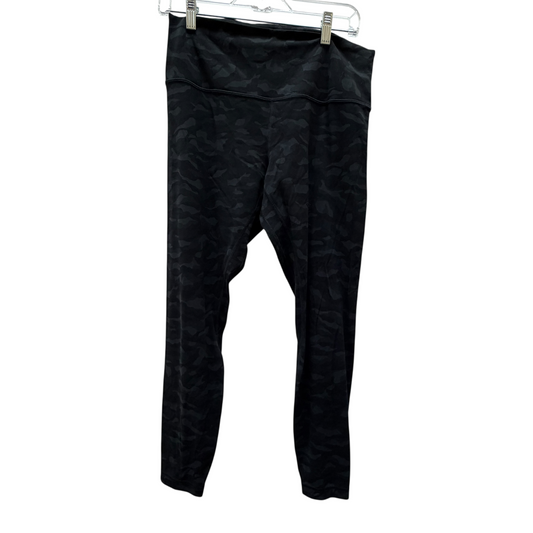 Athletic Leggings By Lululemon In Camouflage Print, Size:L