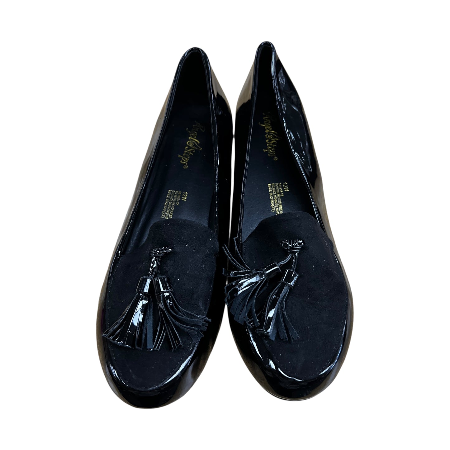 Shoes Heels Kitten By Angel Steps In Black, Size:12