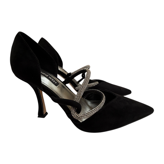 Shoes Heels Stiletto By Nine West In Black, Size:8