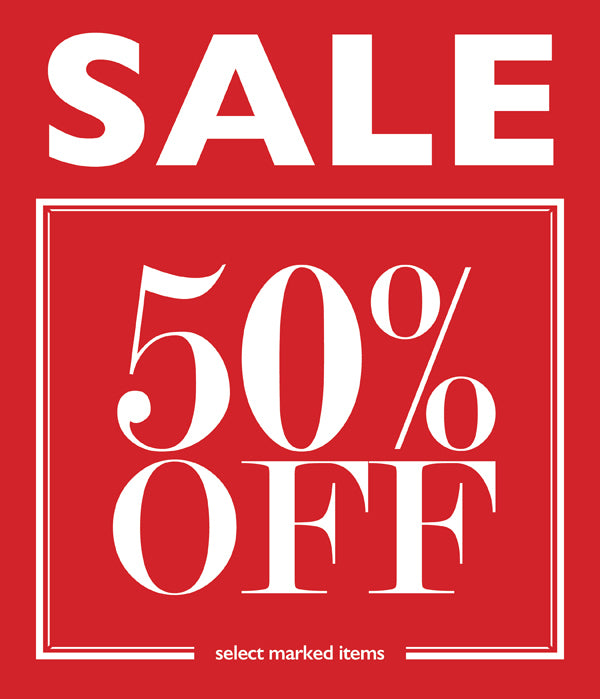 Sale 50% off