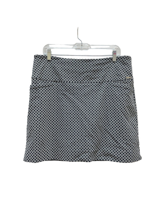 Skort By S.C.&CO In Black & White, Size:Xl