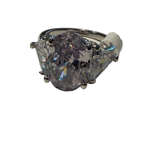 Ring Statement By Clothes Mentor In Silver, Size:7