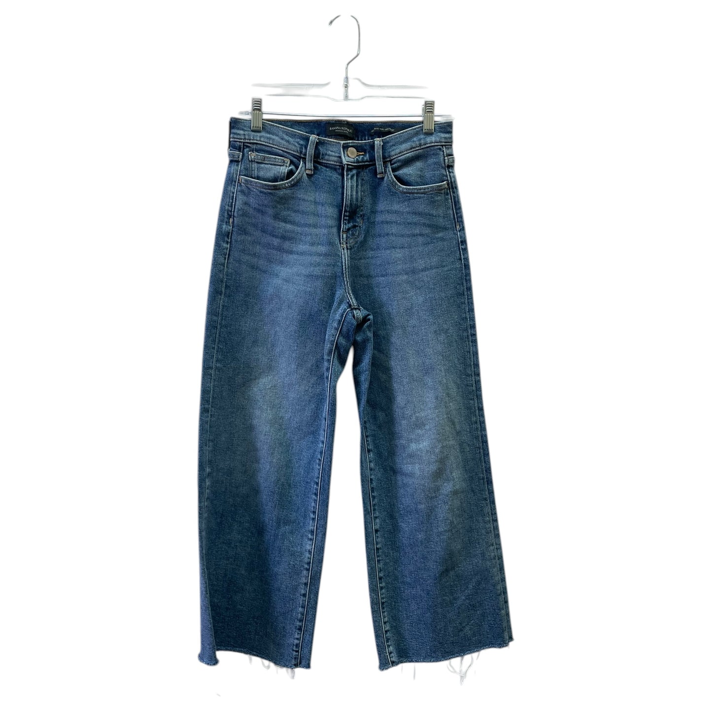 Jeans Flared By Banana Republic In Blue, Size:8