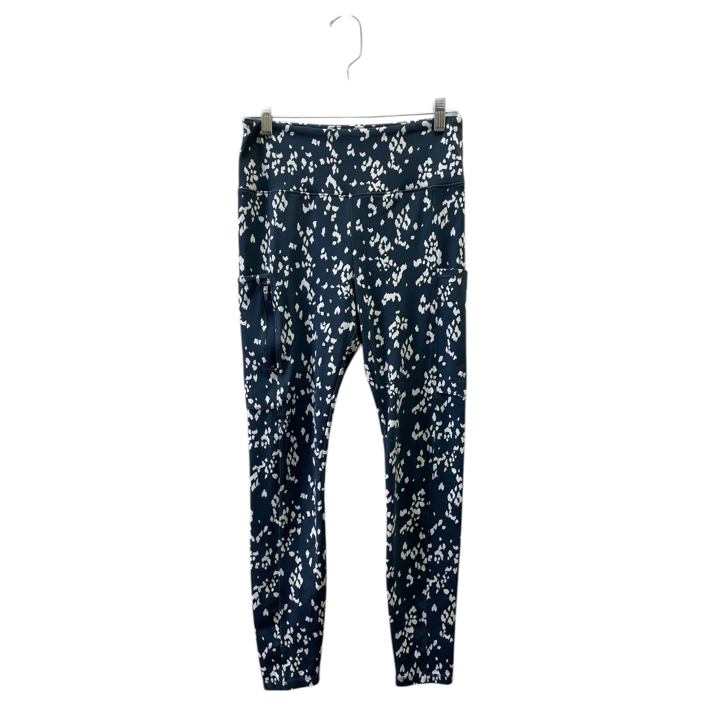 Athletic Leggings By Lou And Grey In Grey & White, Size:M