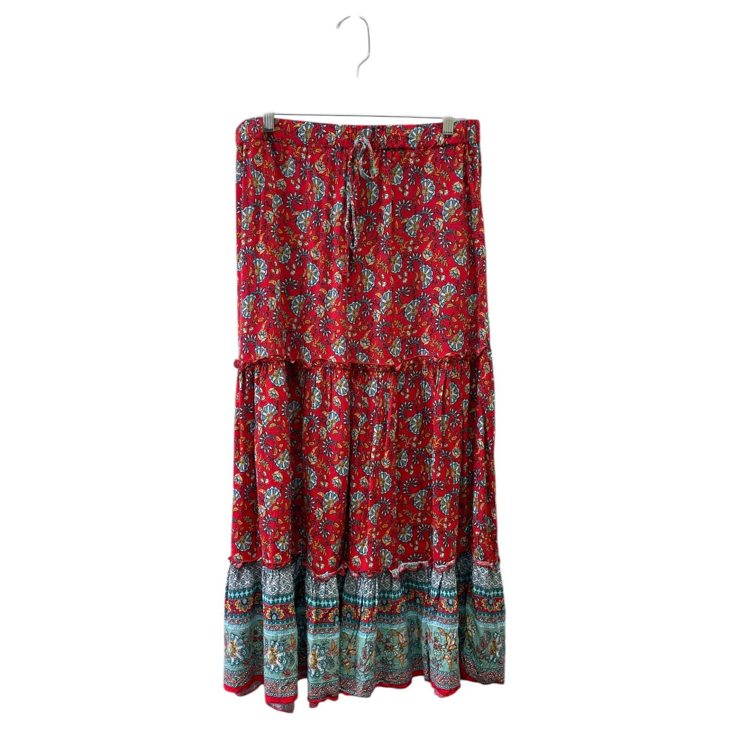 Skirt Maxi By Clothes Mentor In Paisley Print, Size:L