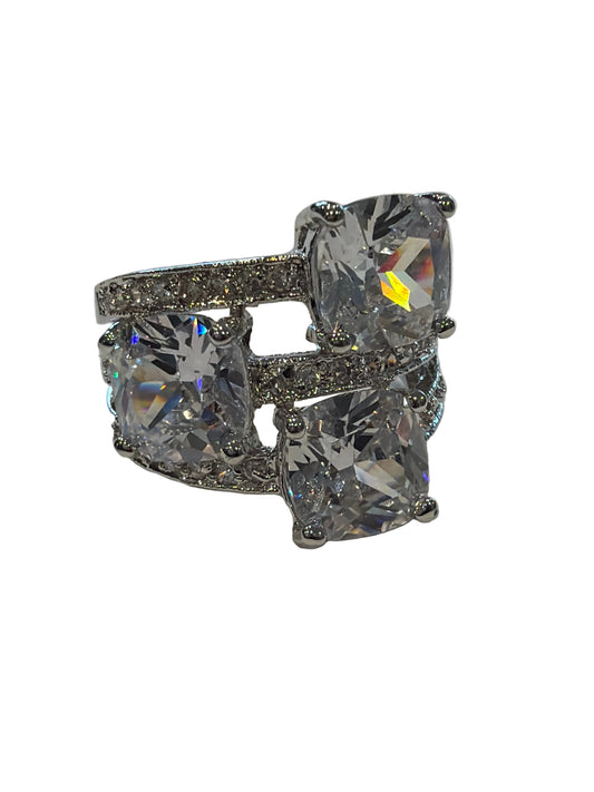 Ring Statement By Clothes Mentor In Silver, Size:6