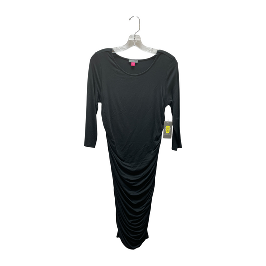 Dress Casual Midi By Vince Camuto In Black, Size:S