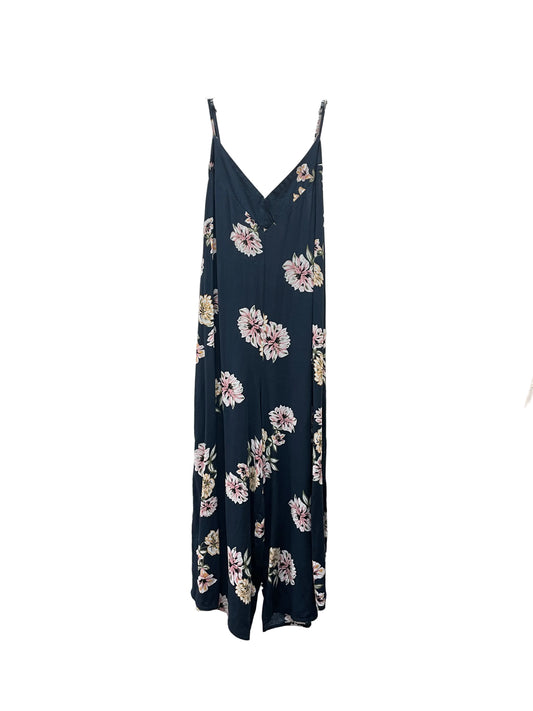 Jumpsuit By Xhilaration In Floral Print, Size:L
