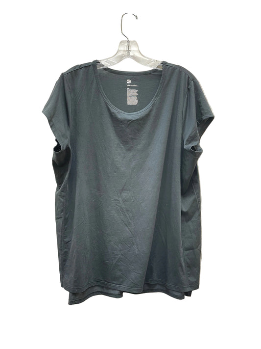 Athletic Top Ss By All In Motion In Black, Size:Xxl