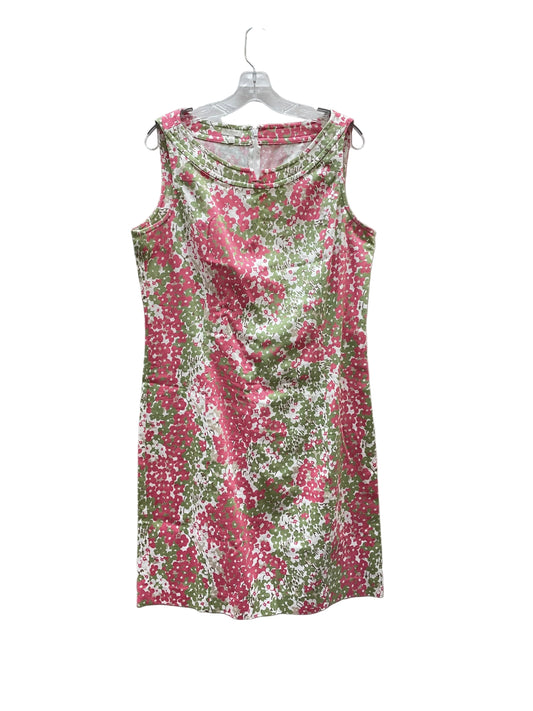 Dress Casual Midi By Talbots In Floral Print, Size:14