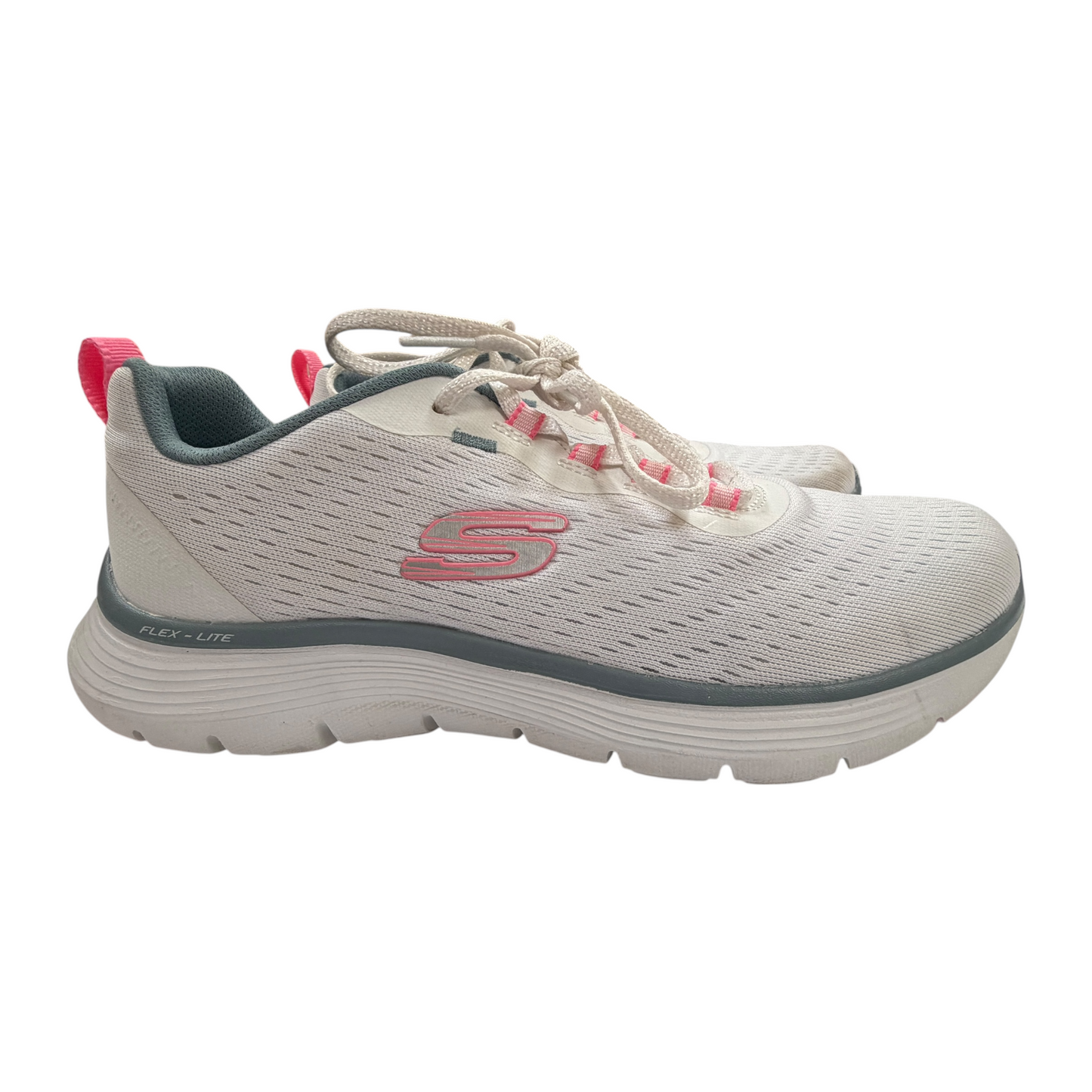 Shoes Athletic By Skechers In White, Size:7