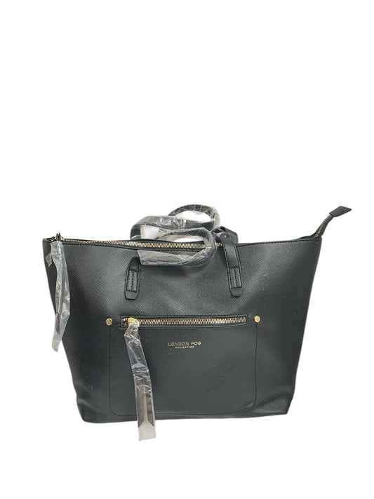 Tote By London Fog In Black, Size:Large