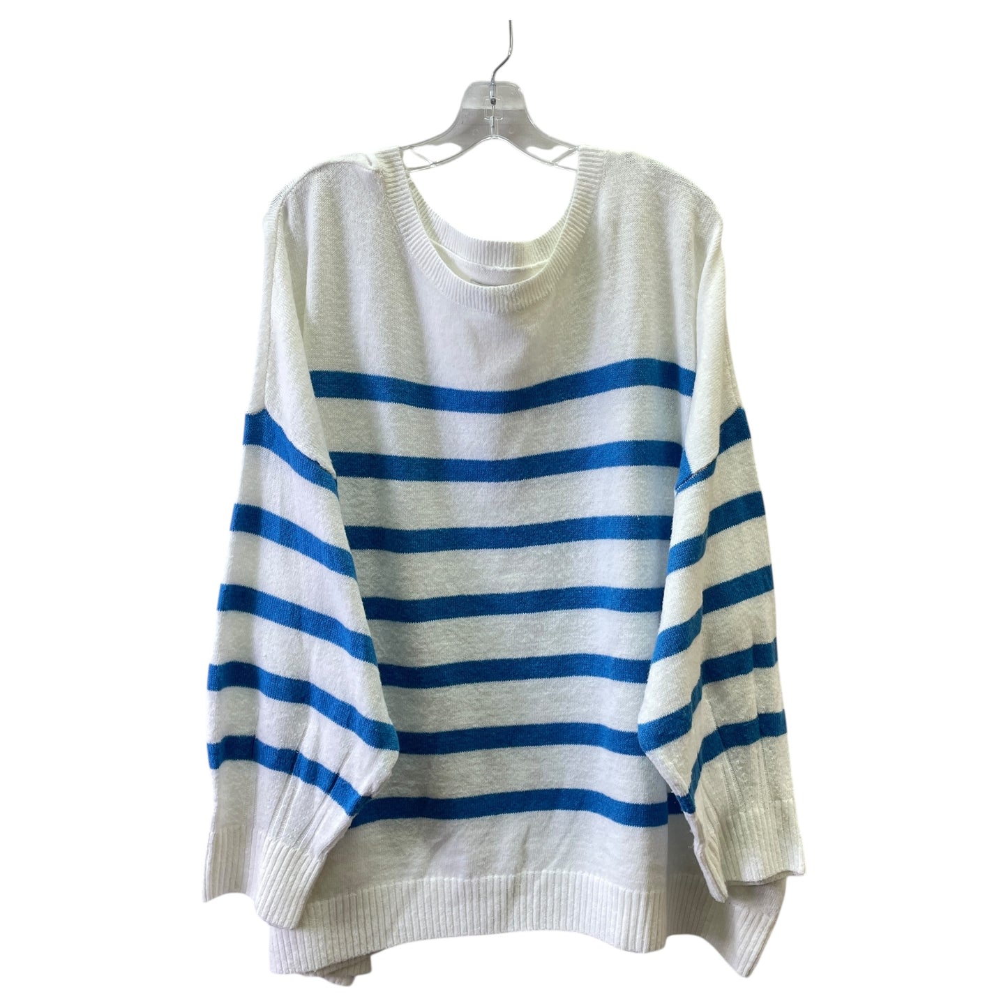Sweater By Sonoma In White, Size:3X