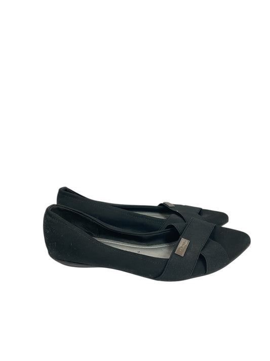 Shoes Flats By Anne Klein In Black, Size:8.5