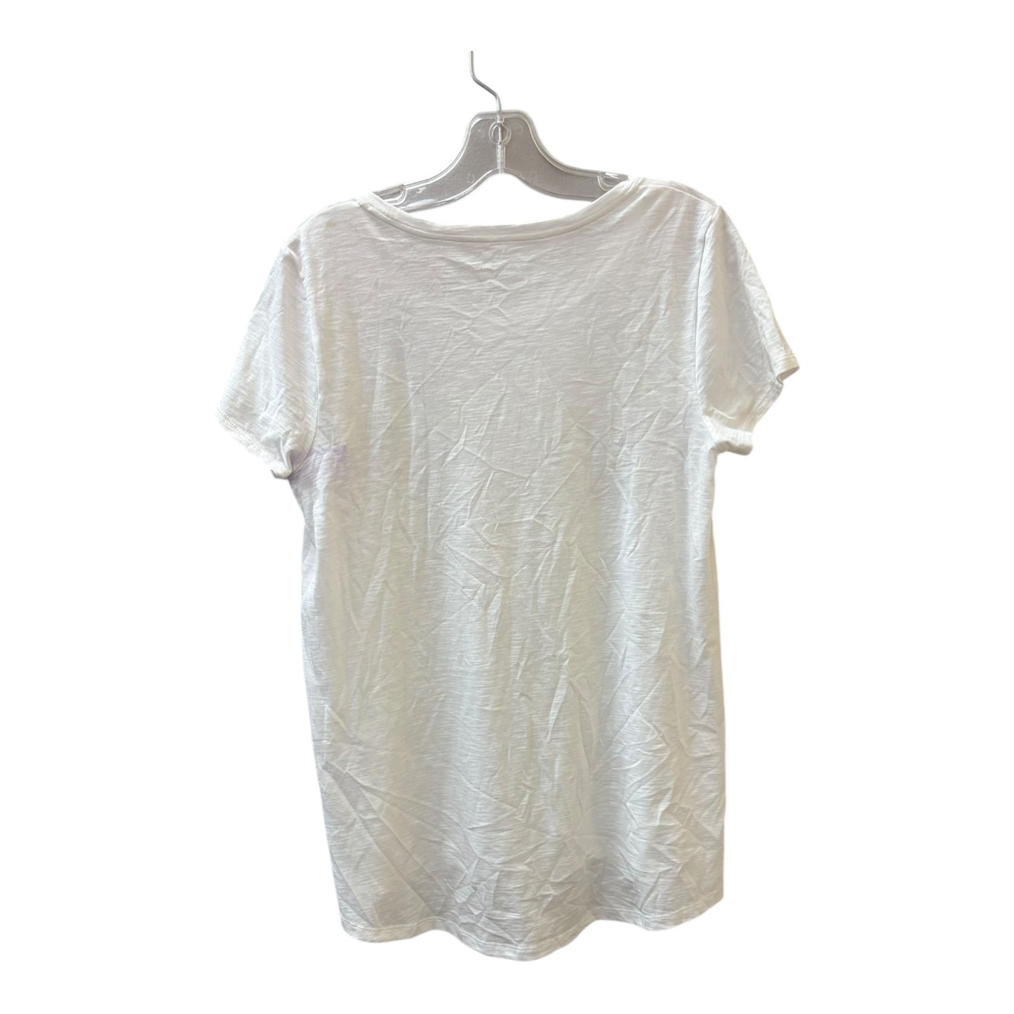 Top Ss Designer By Lilly Pulitzer In White, Size:M