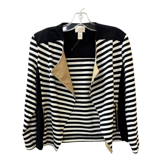 Blazer By Chicos In Black & White, Size:S