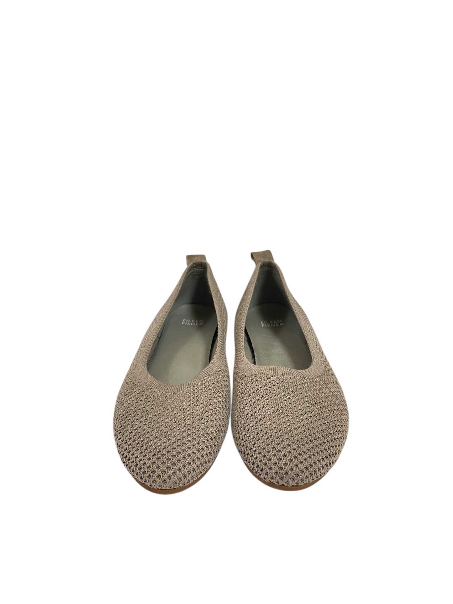 Shoes Flats By Eileen Fisher In Grey, Size:9.5