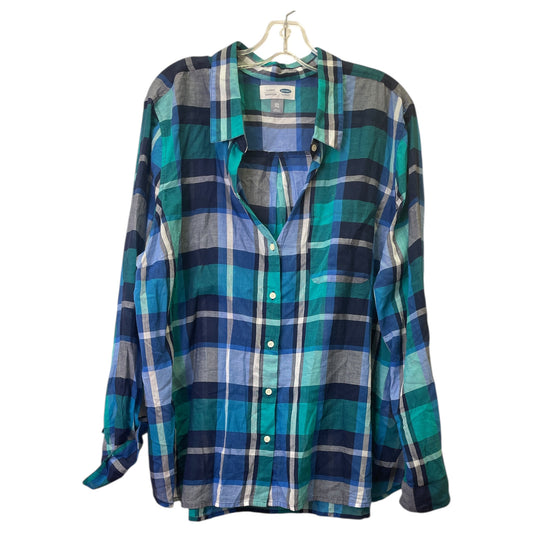 Top Ls By Old Navy In Blue, Size:1X