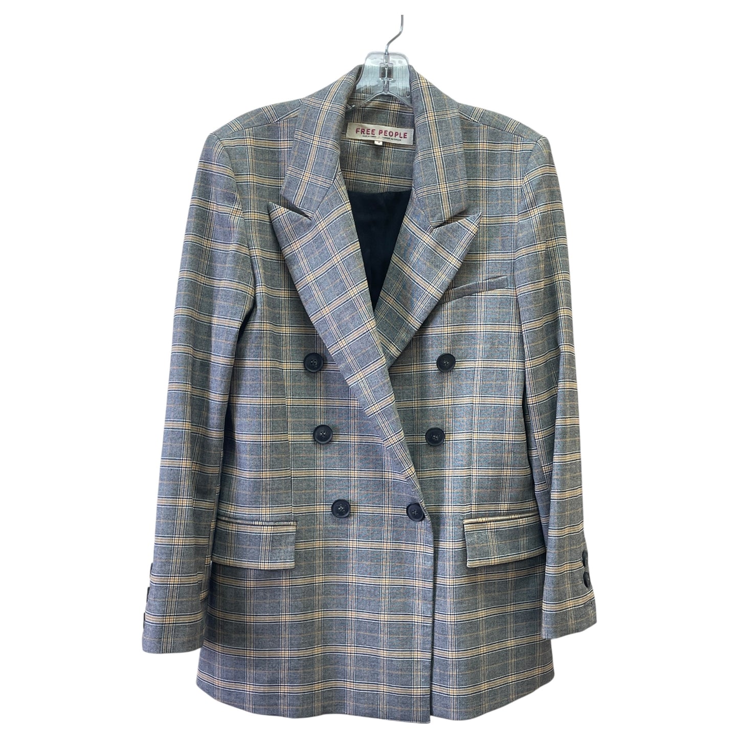 Blazer By Free People In Blue & Gold, Size:S