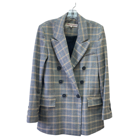 Blazer By Free People In Blue & Gold, Size:S