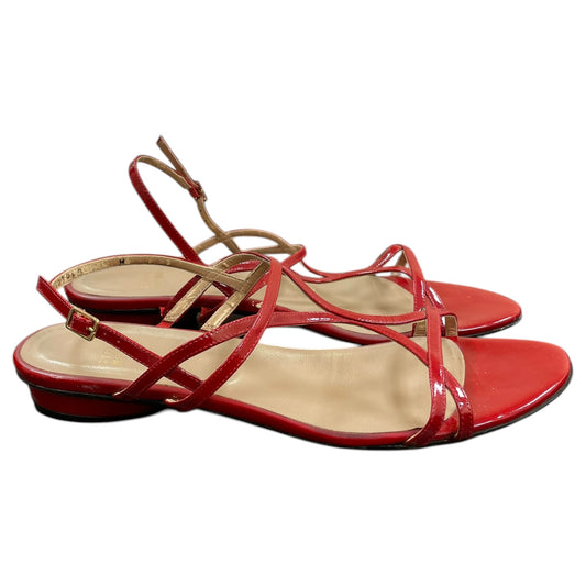 Shoes Designer By Stuart Weitzman In Red, Size:10