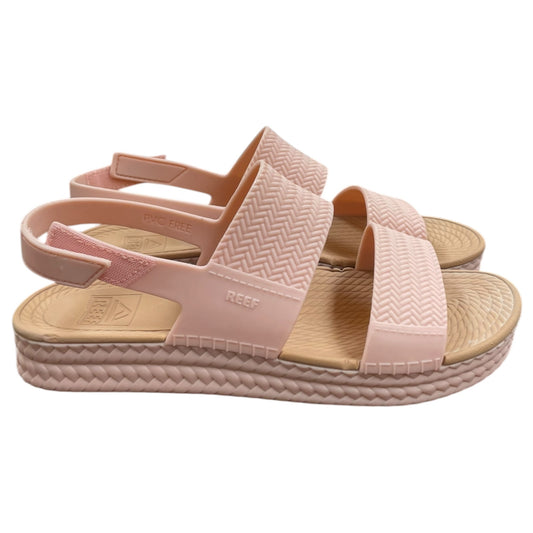 Sandals Flats By Reef In Pink, Size:8