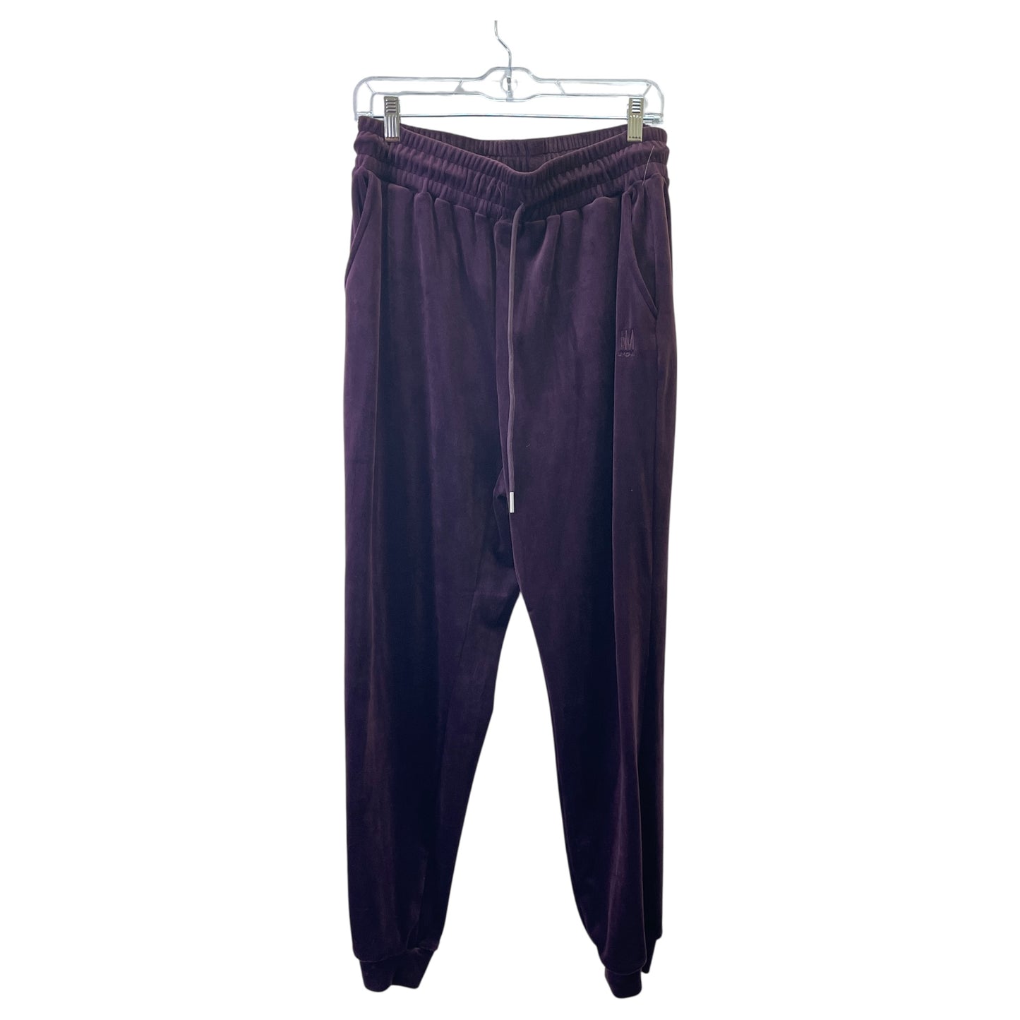 Lounge Set Pants By Nicole Miller In Purple, Size:Xl