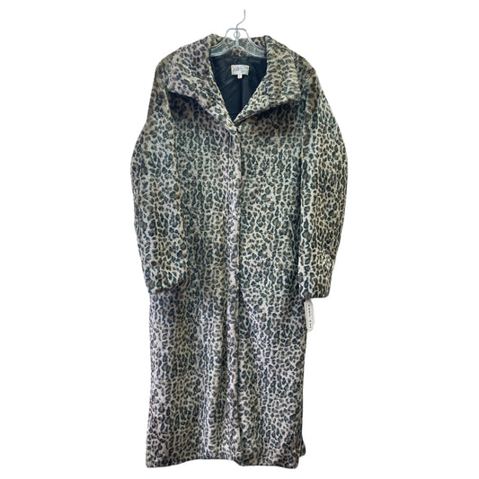 Coat Faux Fur & Sherpa By Jolt In Animal Print, Size:M