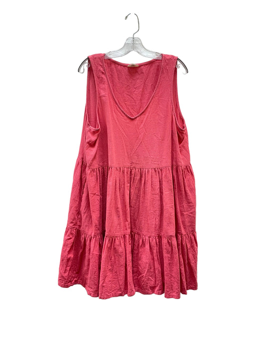 Dress Casual Midi By Ana In Coral, Size:Xl