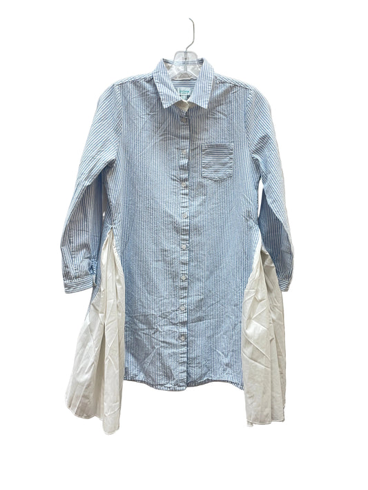 Top Ls By JOVANNA In Blue & White, Size:M
