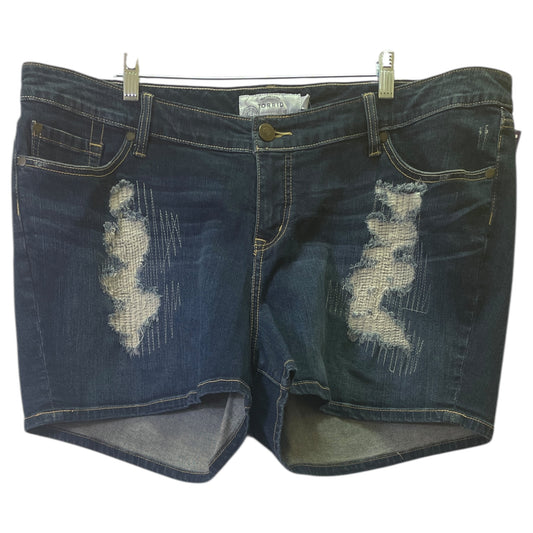 Shorts By Torrid In Blue Denim, Size:22