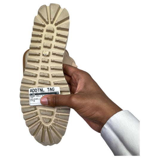 Shoes Heels Platform By Cmb In Tan, Size:9