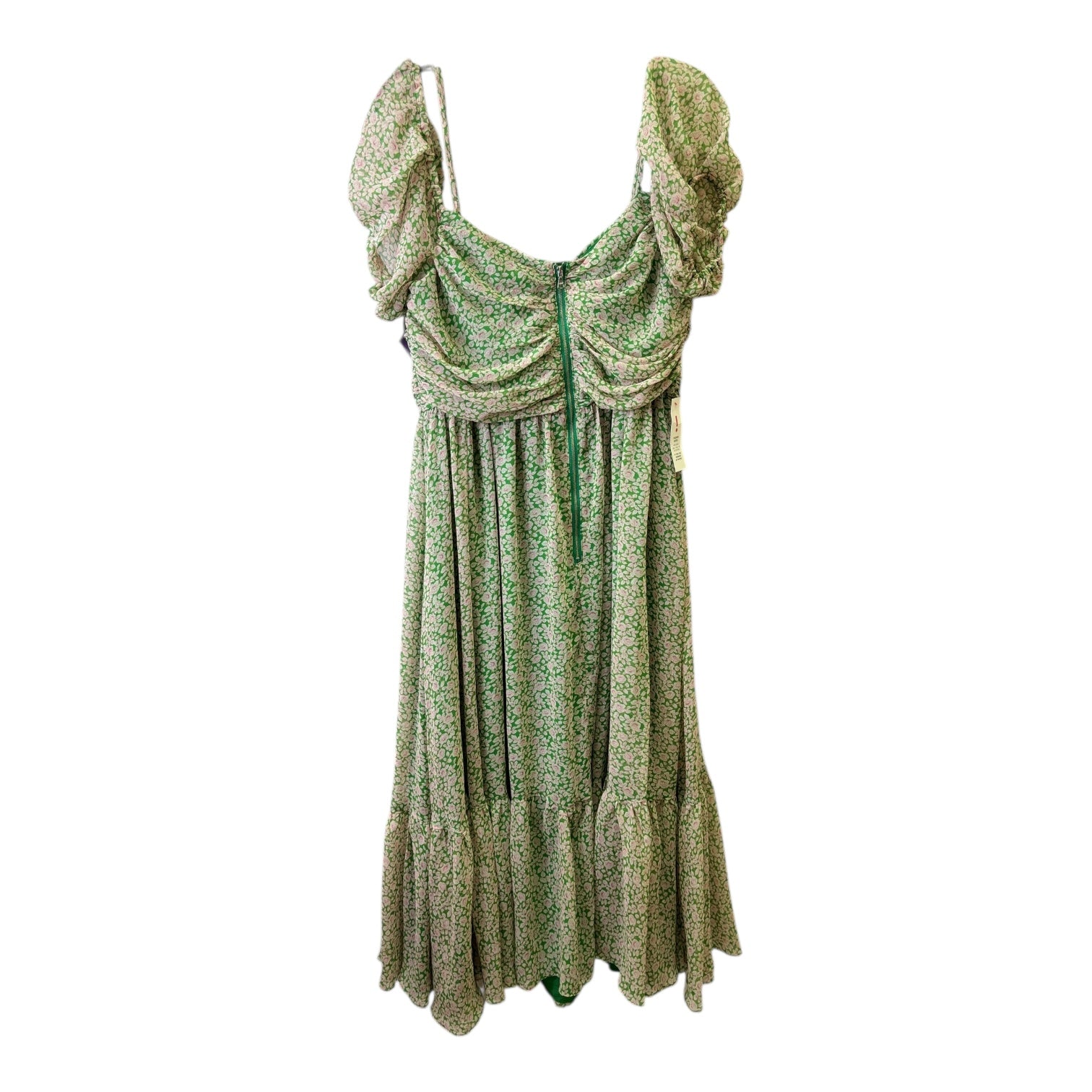Dress Casual Maxi By Bardot In Green & Pink, Size:L Clothes Mentor Mayfield Heights OH Dress Casual Maxi By Bardot In Green & Pink, Size:L Clothes Mentor Mayfield Heights OH