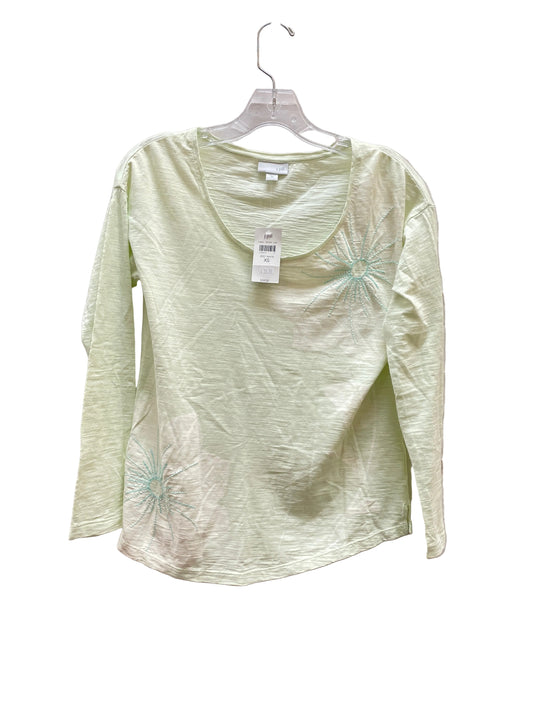 Top Ls By J. Jill In Green & White, Size:Xs