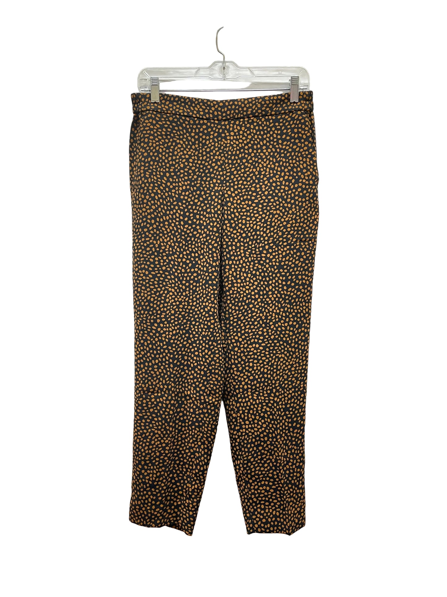 Pants Cropped By J. Crew In Black & Brown, Size:8