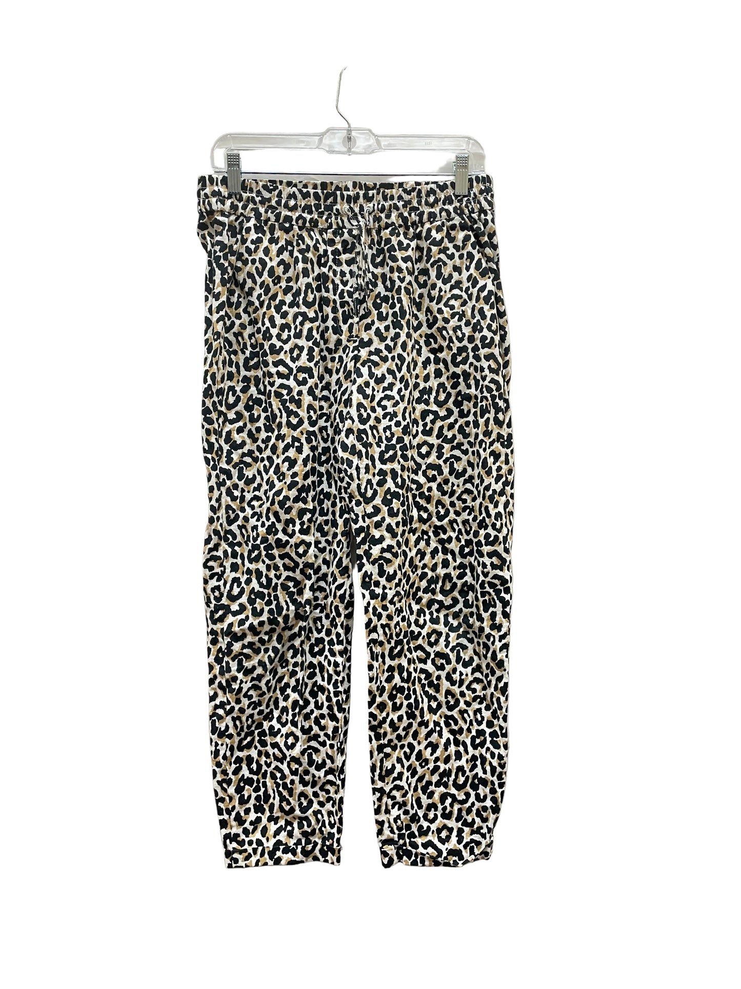 Pants Cropped By J. Crew In Animal Print, Size:6