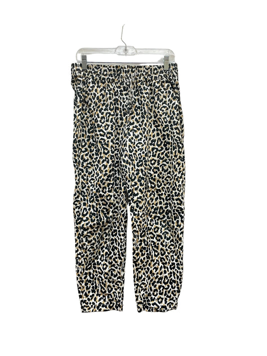 Pants Cropped By J. Crew In Animal Print, Size:6