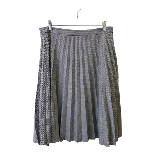 Skirt Midi By Banana Republic In Black & White, Size:10