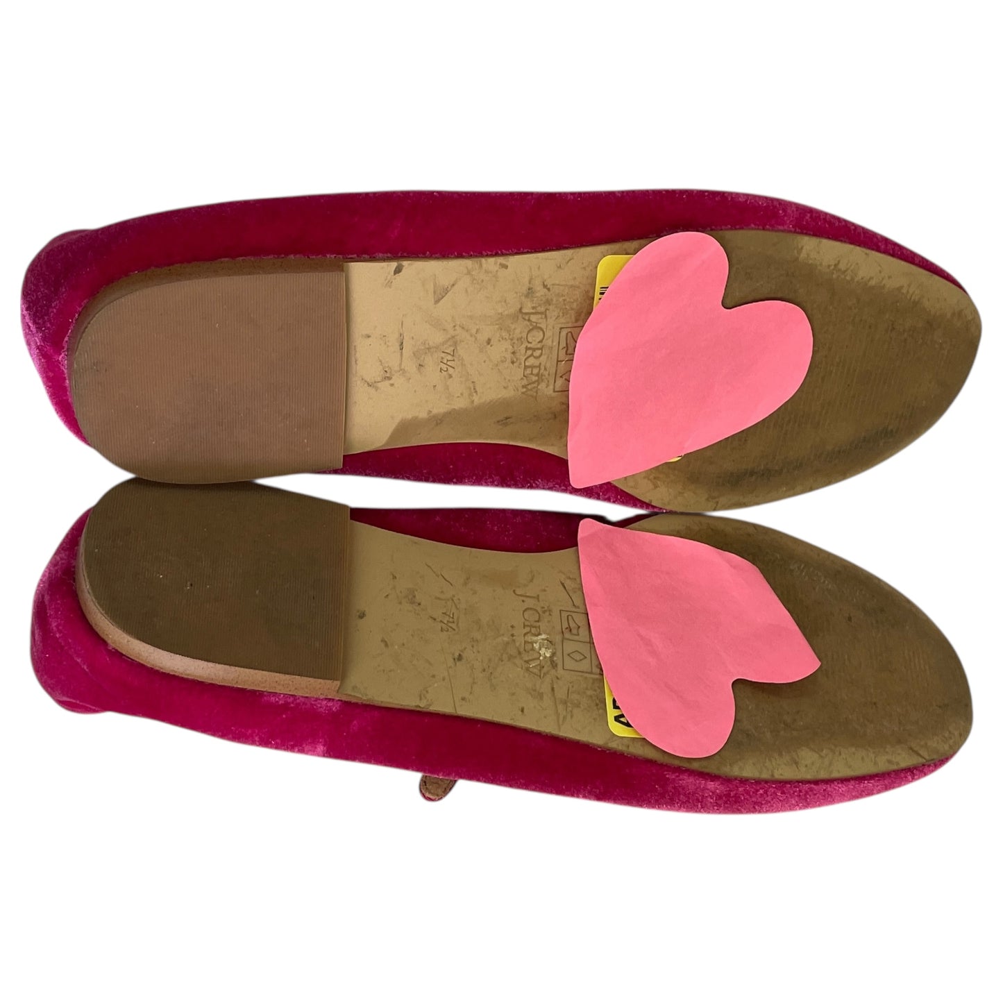 Shoes Flats By J. Crew In Pink, Size:7.5