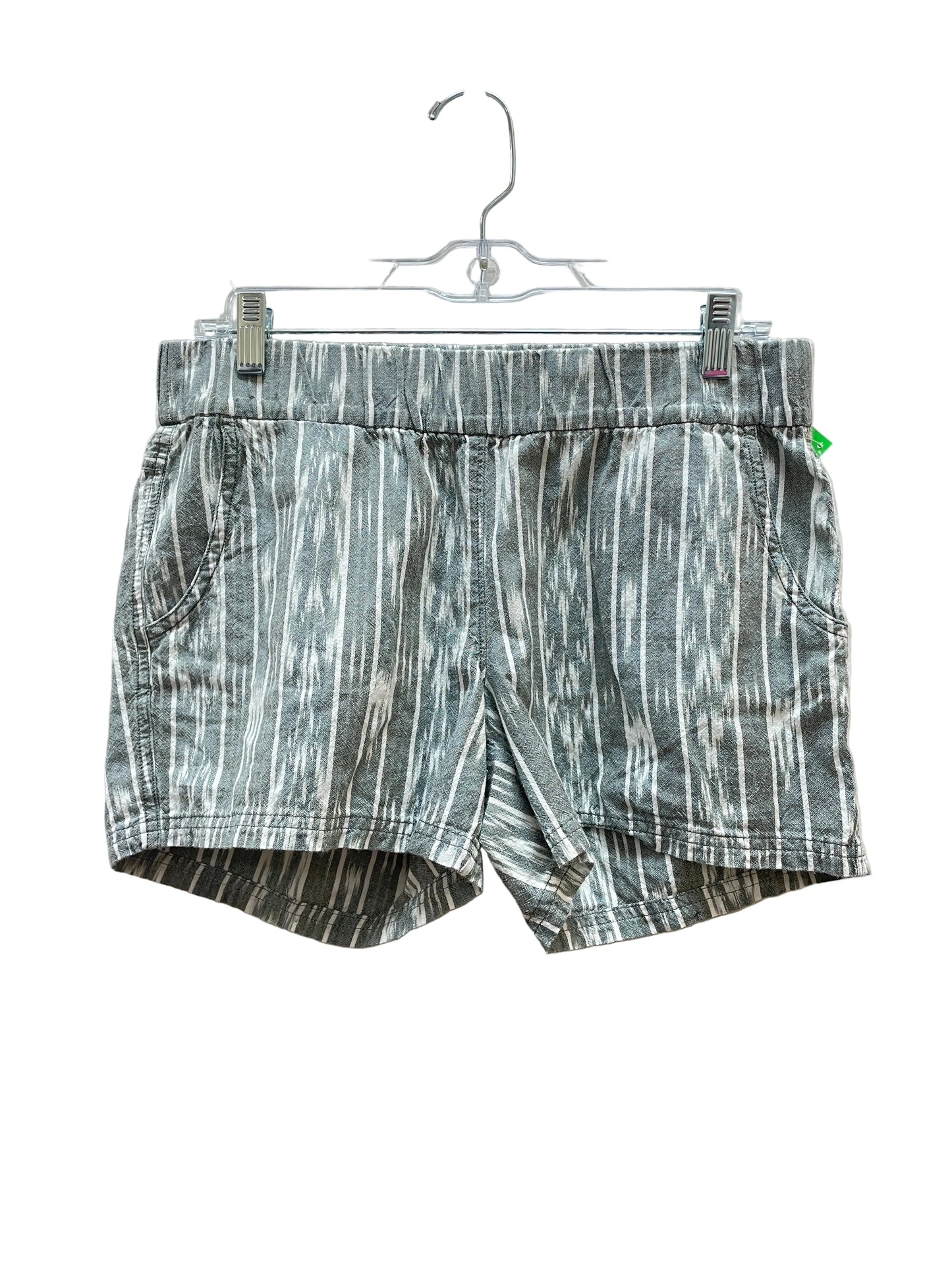 Shorts By Prana In Grey & White, Size:M